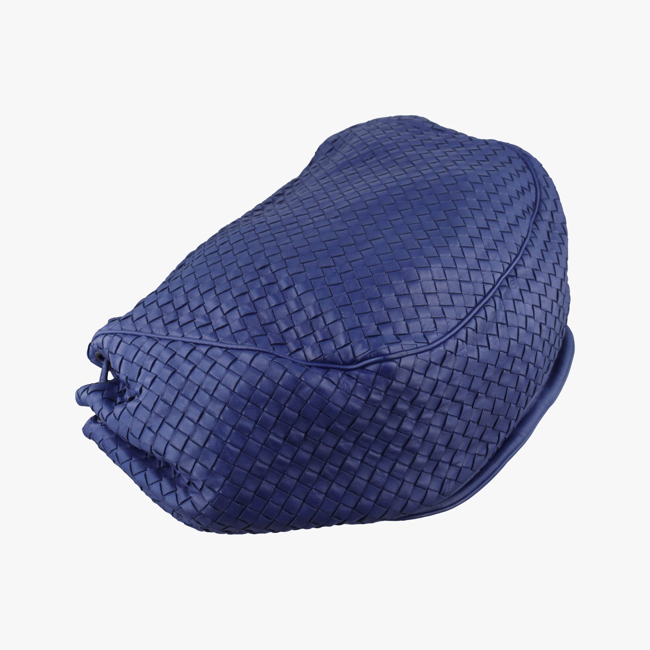 Vintage Bottega Veneta Intrecciato Navy lambskin  shoulderbag | stylenewstar