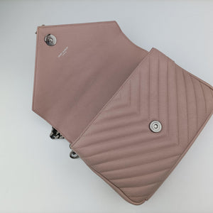 Secondhand Yves Saint Laurent COLLEGE Pink Leather 428056 shoulderbag | stylenewstar