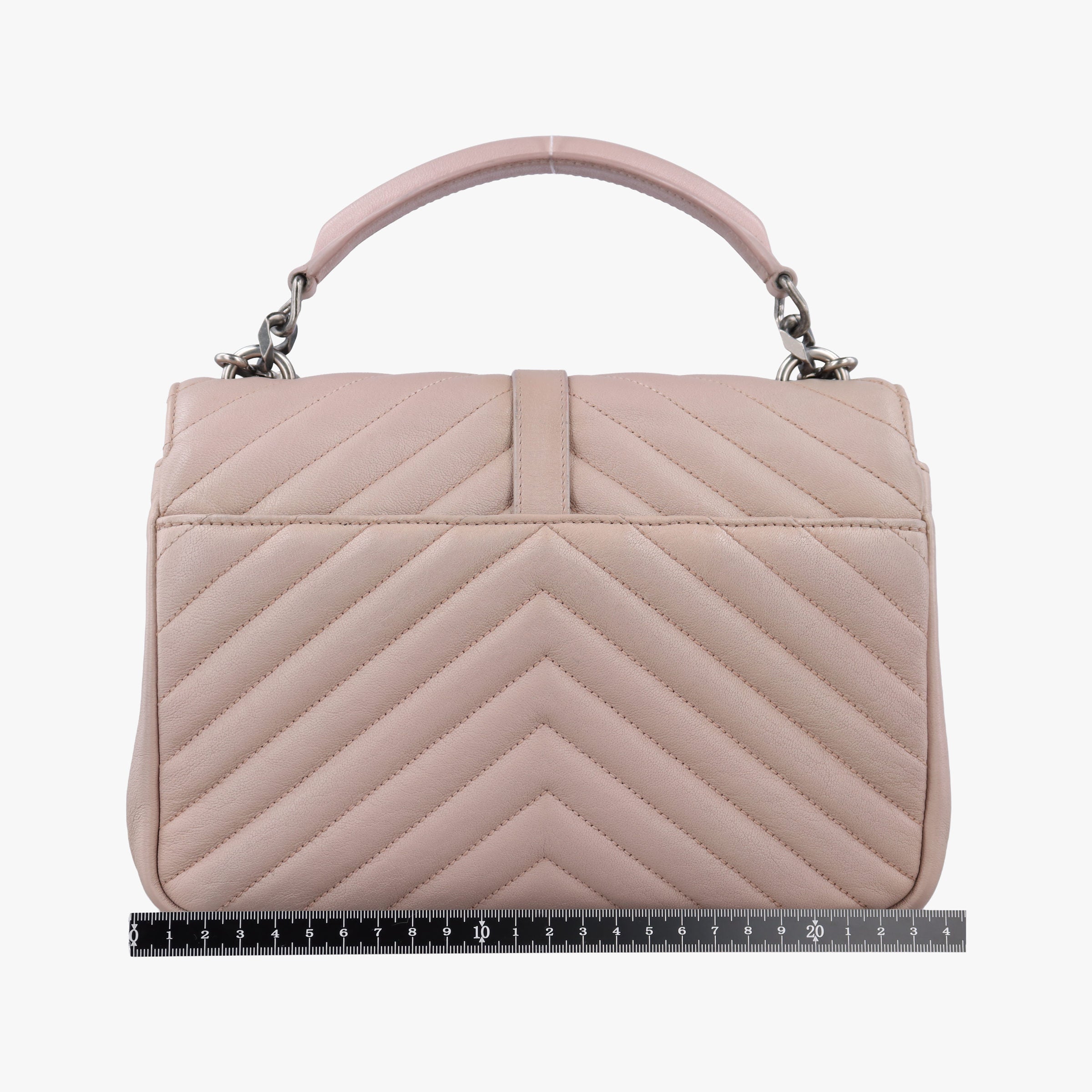 Secondhand Yves Saint Laurent COLLEGE Pink Leather 428056 shoulderbag | stylenewstar