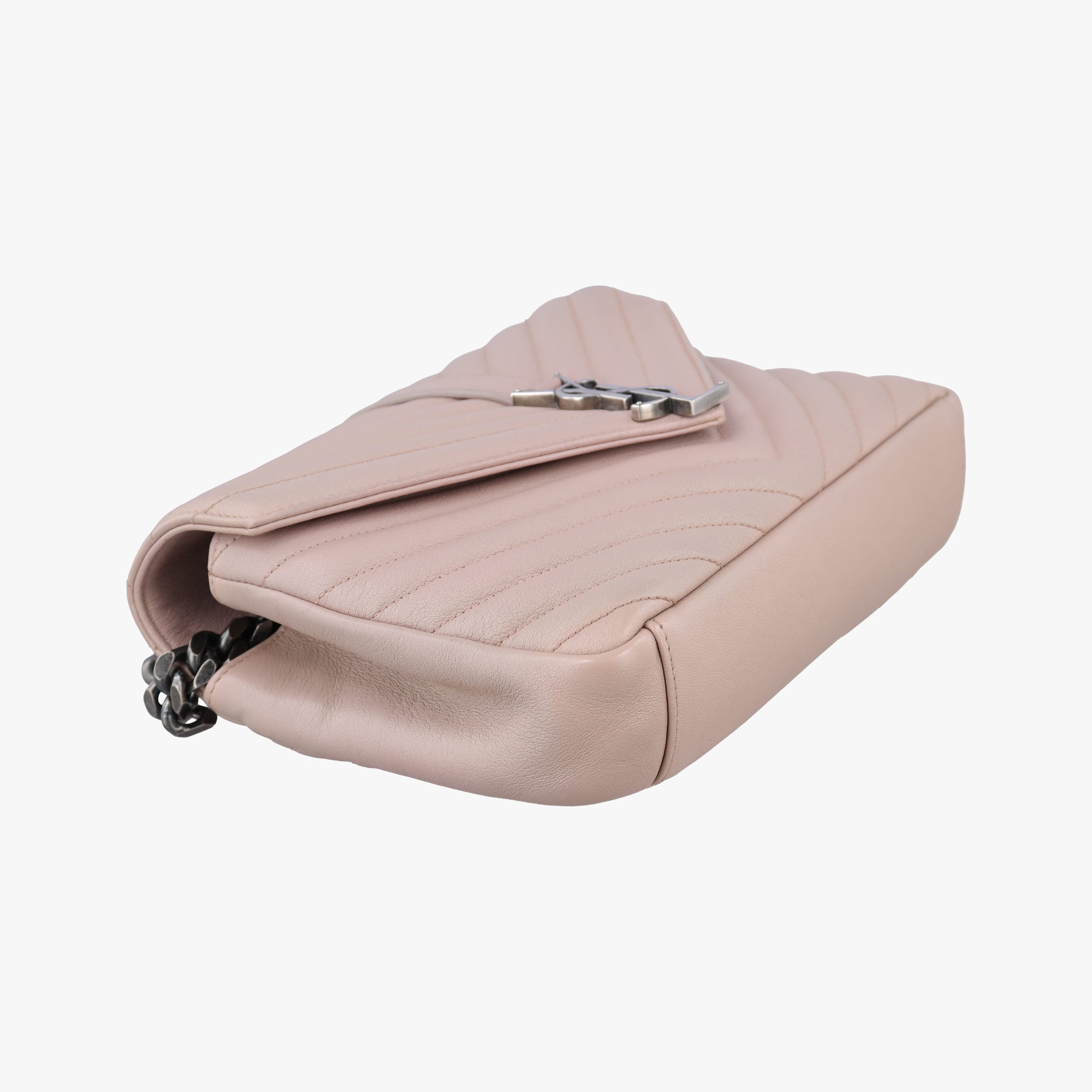 Secondhand Yves Saint Laurent COLLEGE Pink Leather 428056 shoulderbag | stylenewstar