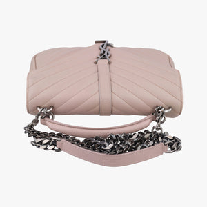 Secondhand Yves Saint Laurent COLLEGE Pink Leather 428056 shoulderbag | stylenewstar