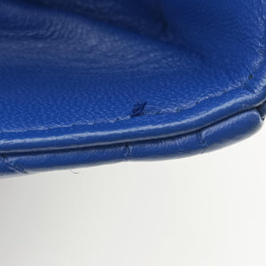 Pre-owned Christian Dior Lady Dior Blue lambskin  handbag | stylenewstar