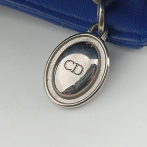 Pre-owned Christian Dior Lady Dior Blue lambskin  handbag | stylenewstar