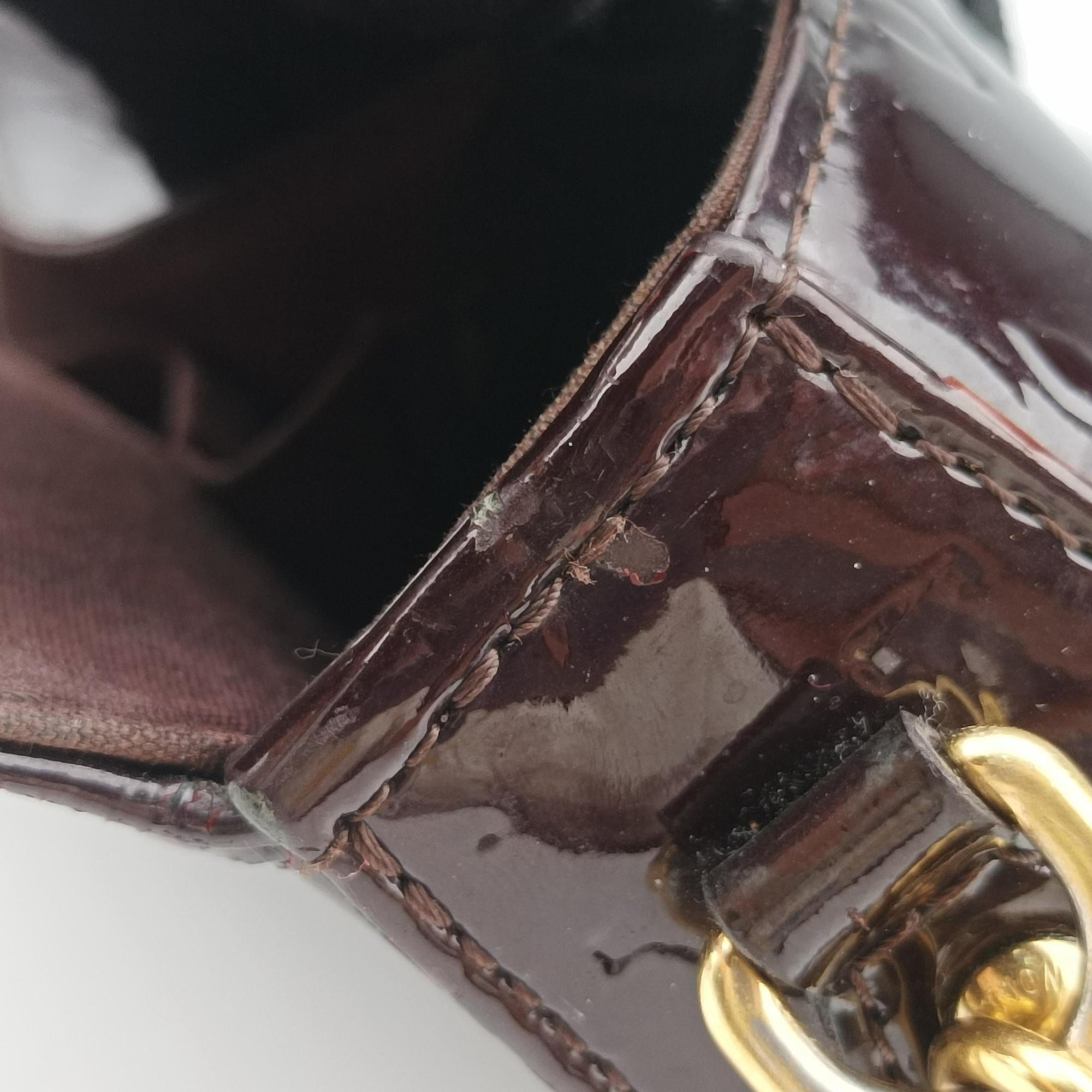 Pre-owned Louis Vuitton RODEO DRIVE AMARANTE Vernis M93598 shoulderbag | stylenewstar