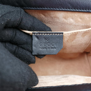 Vintage Gucci Padlock Black Leather 432182 shoulderbag | stylenewstar