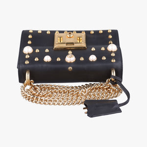 Vintage Gucci Padlock Black Leather 432182 shoulderbag | stylenewstar