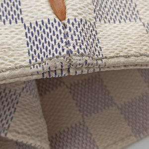 Pre-owned Louis Vuitton Plein Soleil Cabas PM AZUR Damier Canvas N41179 handbag | stylenewstar