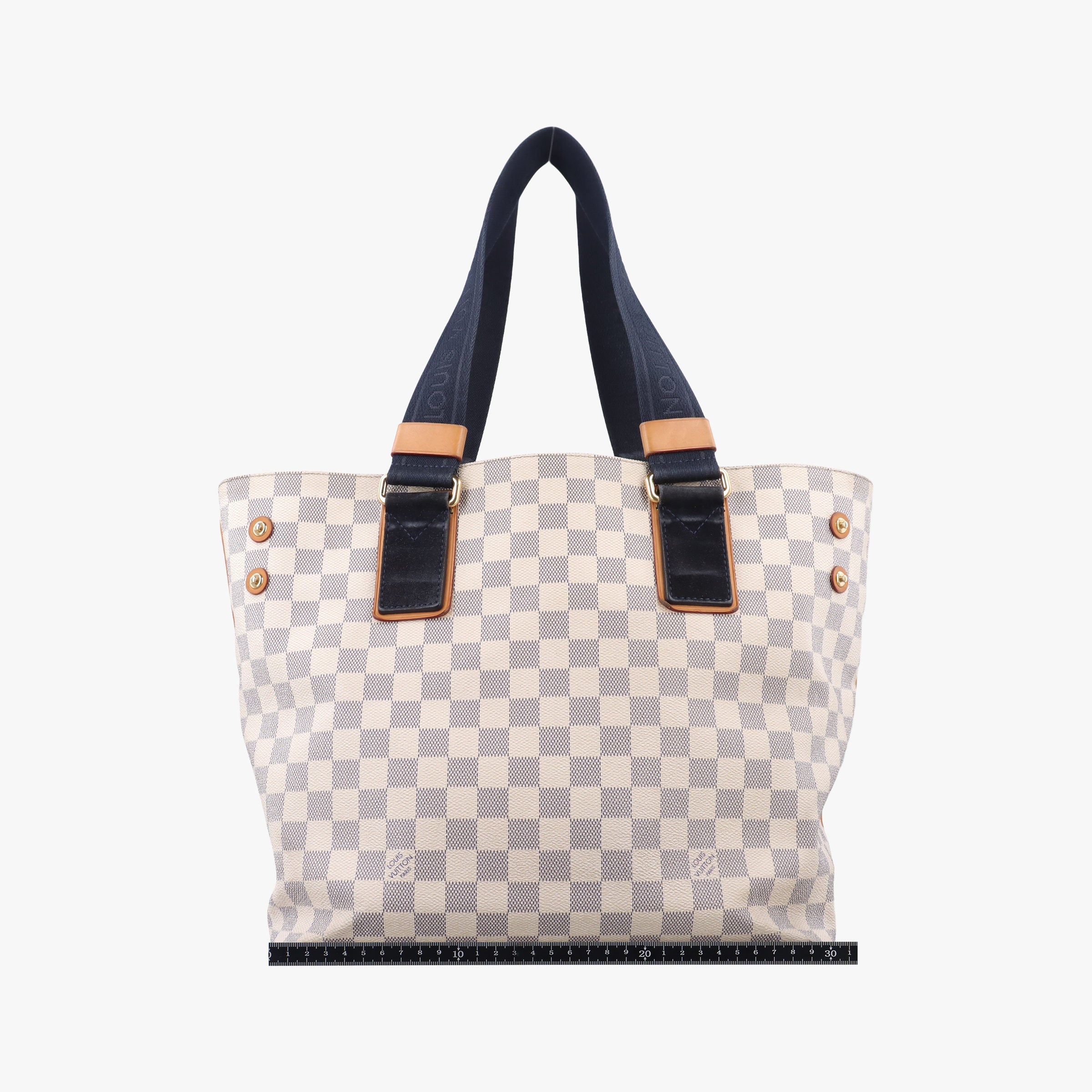 Pre-owned Louis Vuitton Plein Soleil Cabas PM AZUR Damier Canvas N41179 handbag | stylenewstar