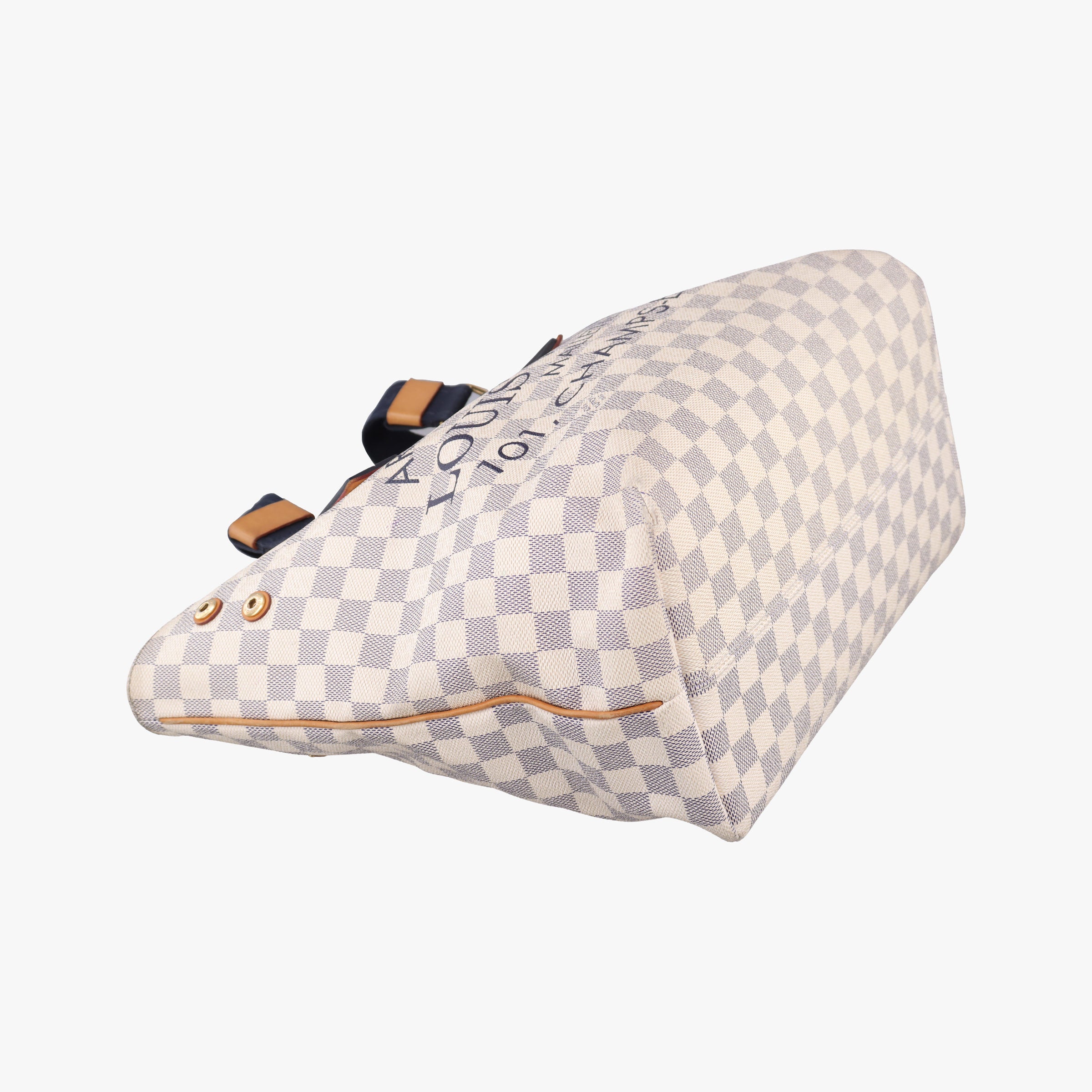 Pre-owned Louis Vuitton Plein Soleil Cabas PM AZUR Damier Canvas N41179 handbag | stylenewstar