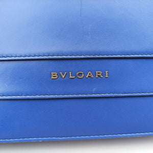 Secondhand Bvlgari SERPENTI FOREVER Blue leather  shoulderbag | stylenewstar