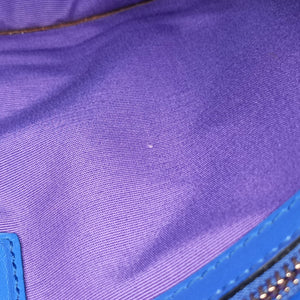 Secondhand Bvlgari SERPENTI FOREVER Blue leather  shoulderbag | stylenewstar