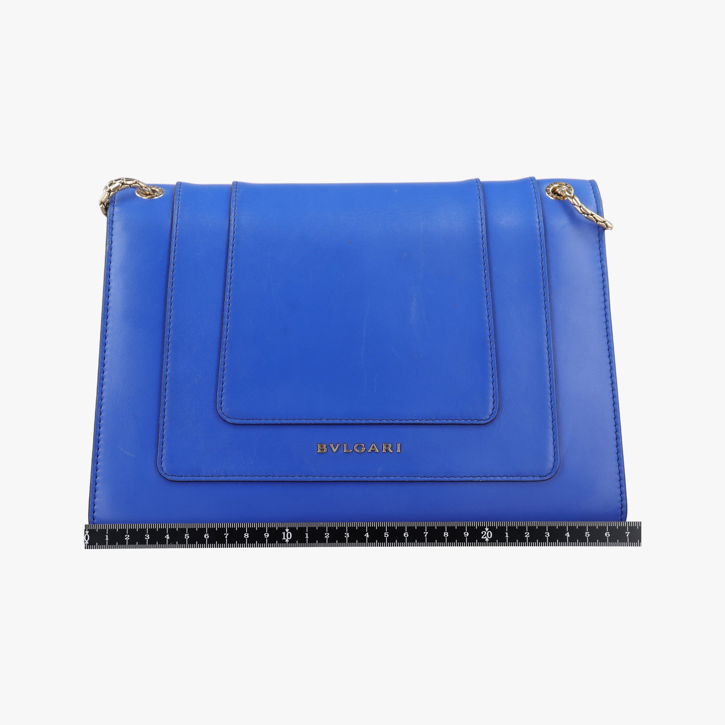 Secondhand Bvlgari SERPENTI FOREVER Blue leather  shoulderbag | stylenewstar