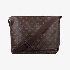 Secondhand Louis Vuitton Messenger MM brown Monogram canvas M97038 shoulderbag | stylenewstar