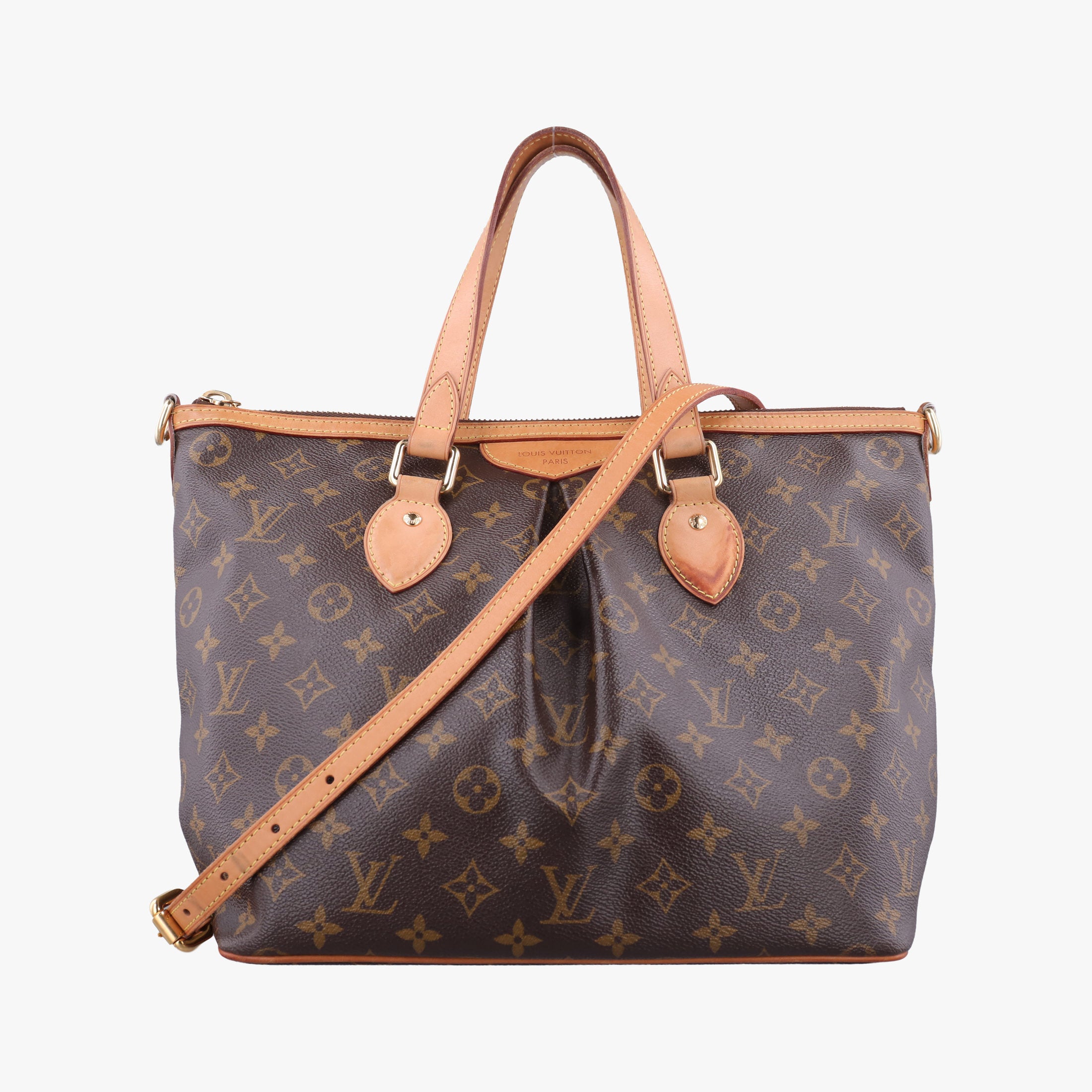 Vintage Louis Vuitton PALERMO GM brown Monogram Canvas M40146 shoulderbag | stylenewstar
