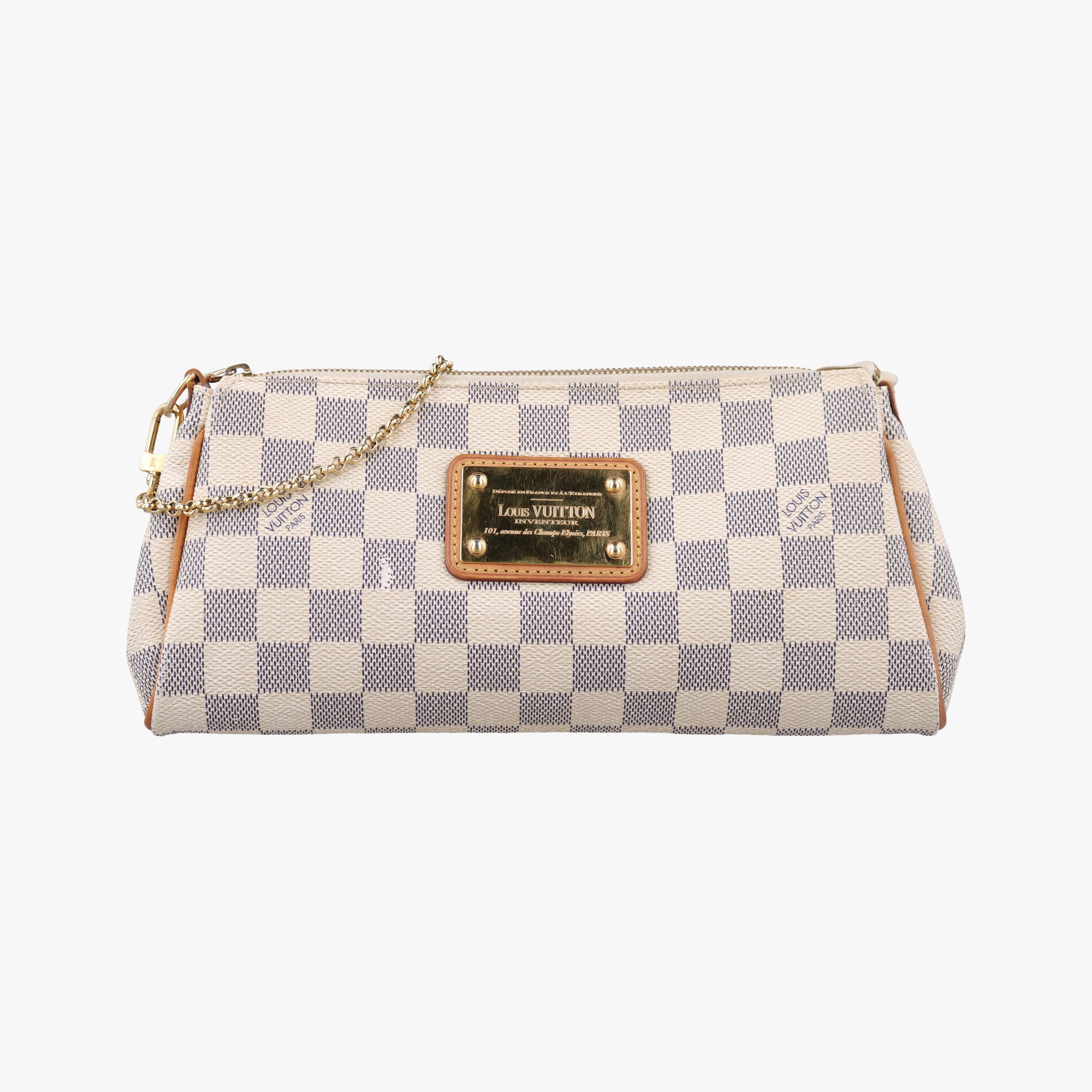 Secondhand Louis Vuitton EVA AZUR Damier Canvas N55214 handbag | stylenewstar
