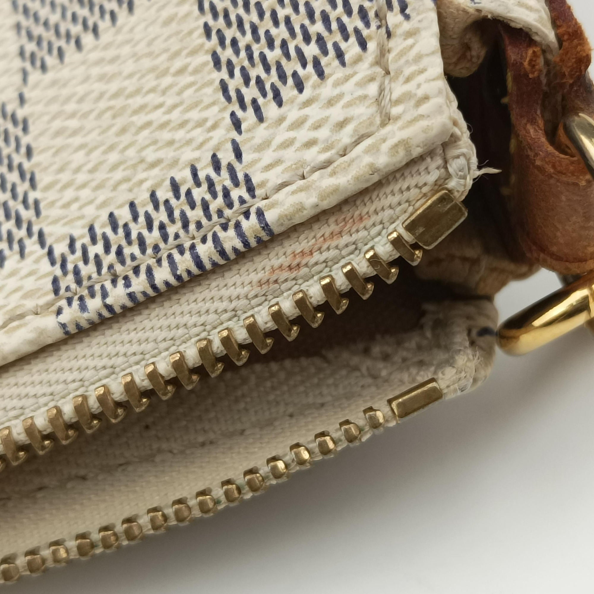 Secondhand Louis Vuitton EVA AZUR Damier Canvas N55214 handbag | stylenewstar