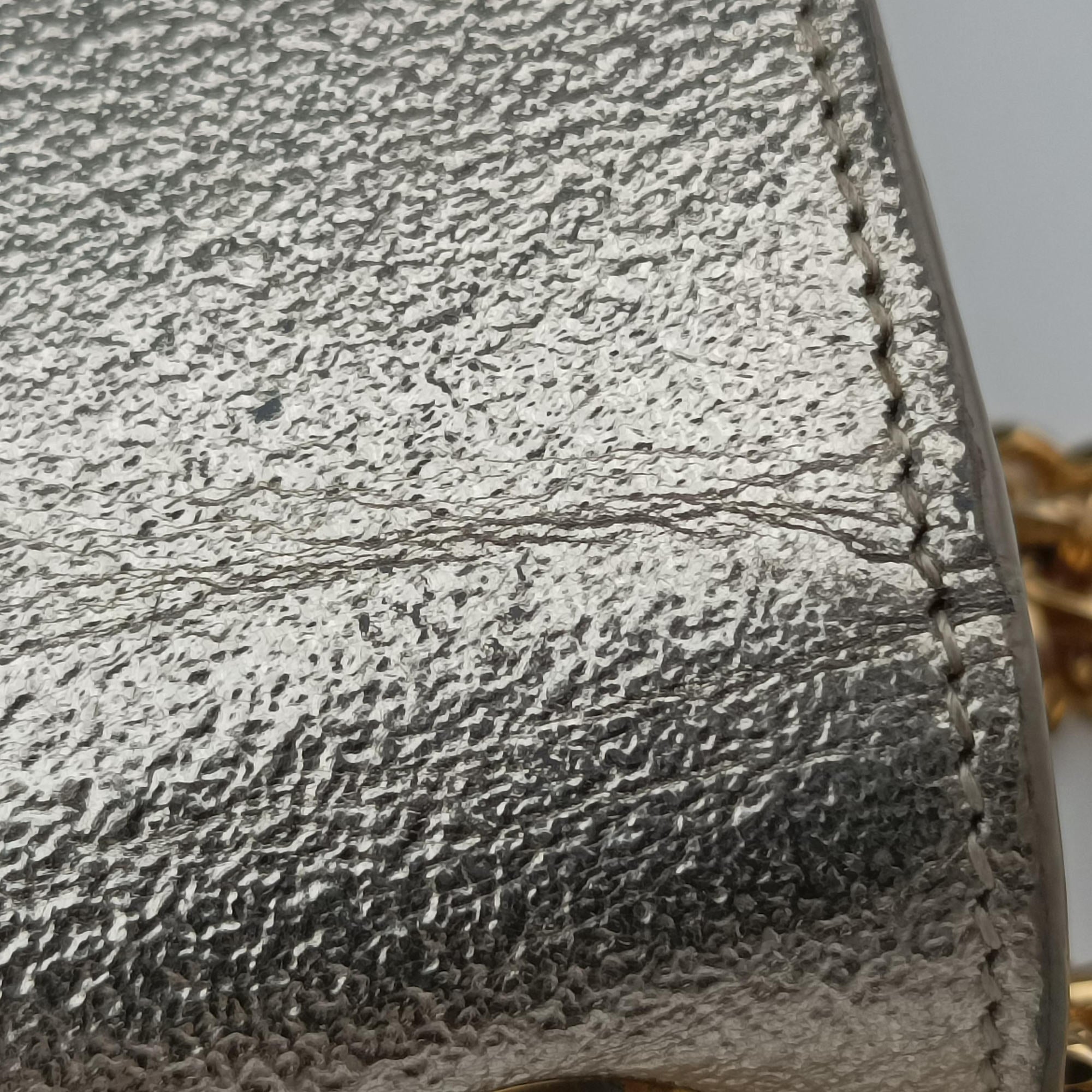 Pre-owned Yves Saint Laurent KATE Golden Leather 364021 shoulderbag | stylenewstar