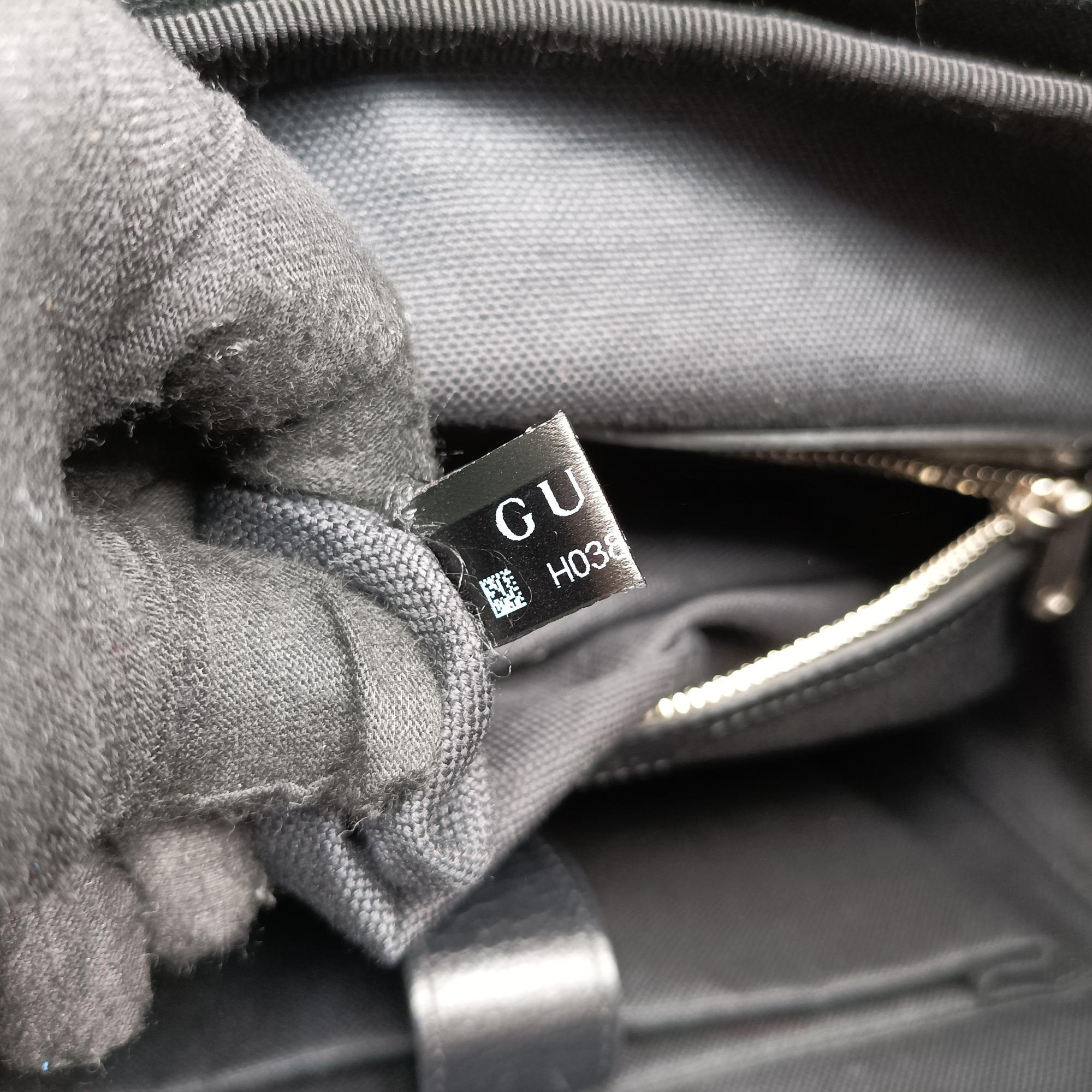 Secondhand Gucci Interlocking G Black GG Supreme Canvas × Leather 696013 backpack/rucksack | stylenewstar