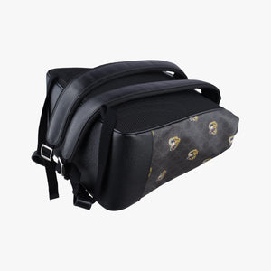 Secondhand Gucci Interlocking G Black GG Supreme Canvas × Leather 696013 backpack/rucksack | stylenewstar