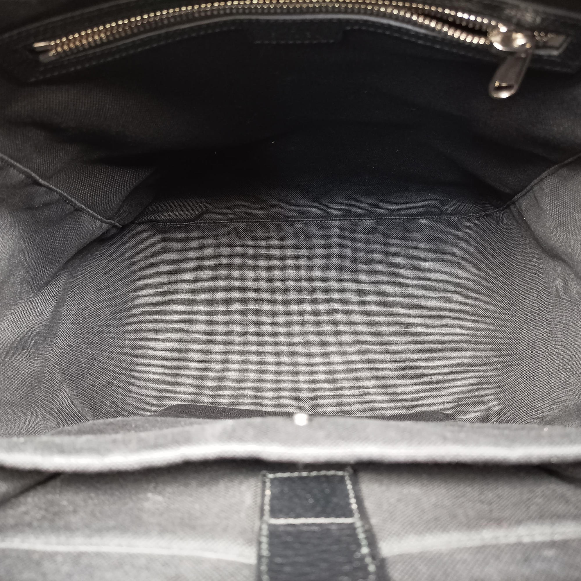 Secondhand Gucci Interlocking G Black GG Supreme Canvas × Leather 696013 backpack/rucksack | stylenewstar