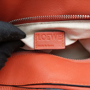 Pre-owned Loewe Puzzle Bag Medium Orange Leather  shoulderbag | stylenewstar