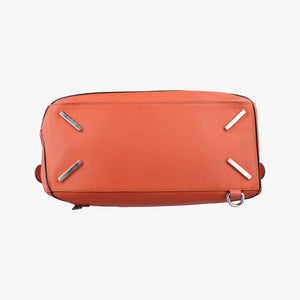 Pre-owned Loewe Puzzle Bag Medium Orange Leather  shoulderbag | stylenewstar