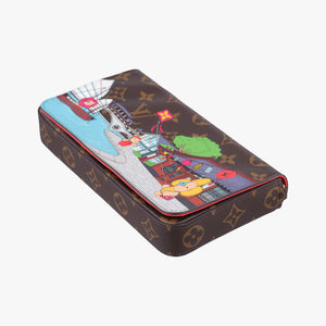 Pre-owned Louis Vuitton 2022 Christmas Animation China Chengdu Pochette Felicie Brown×multi Monogram Coated Canvas  crossbodybag | stylenewstar