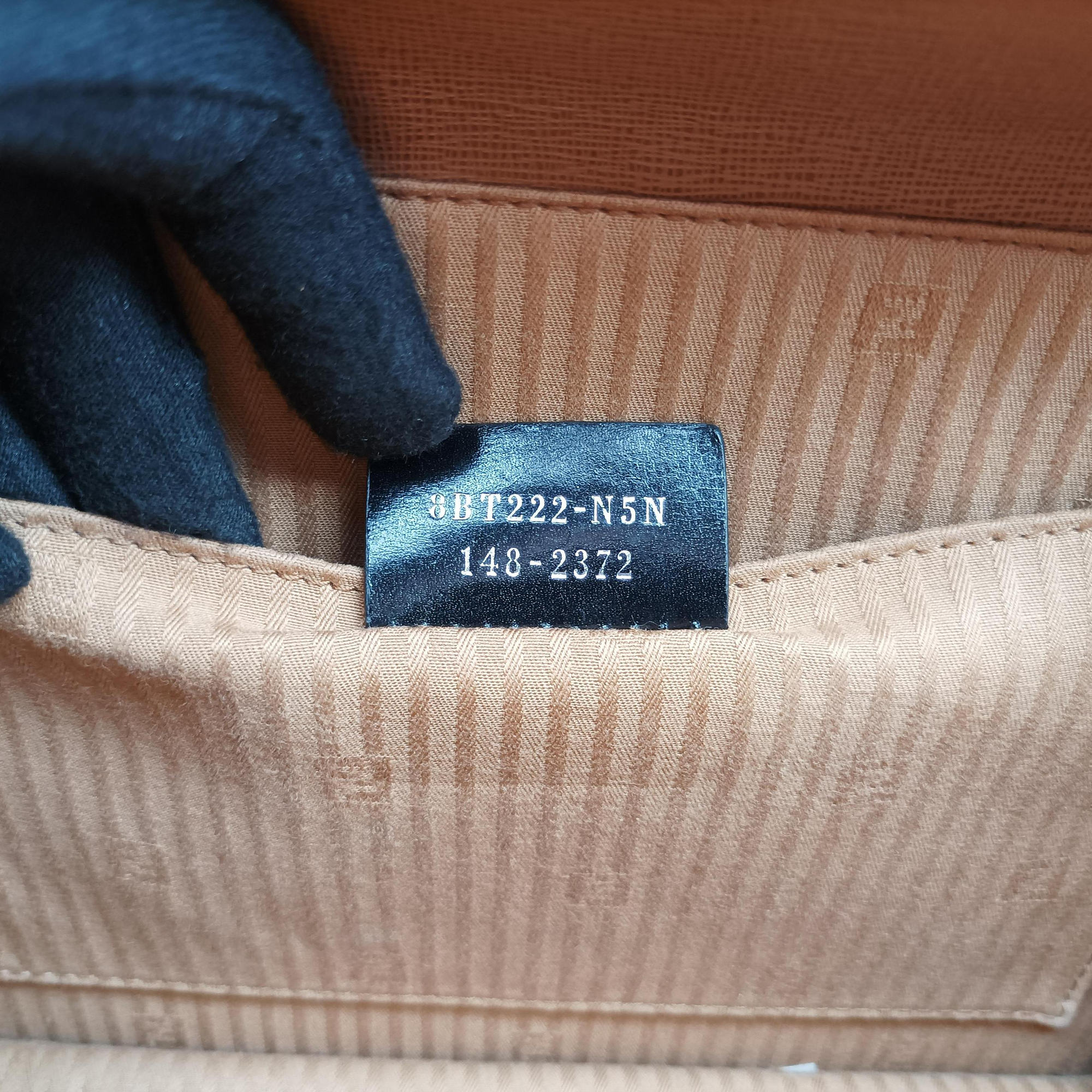 Secondhand Fendi Demi Jour Red × Brown Leather 8BT222 shoulderbag | stylenewstar