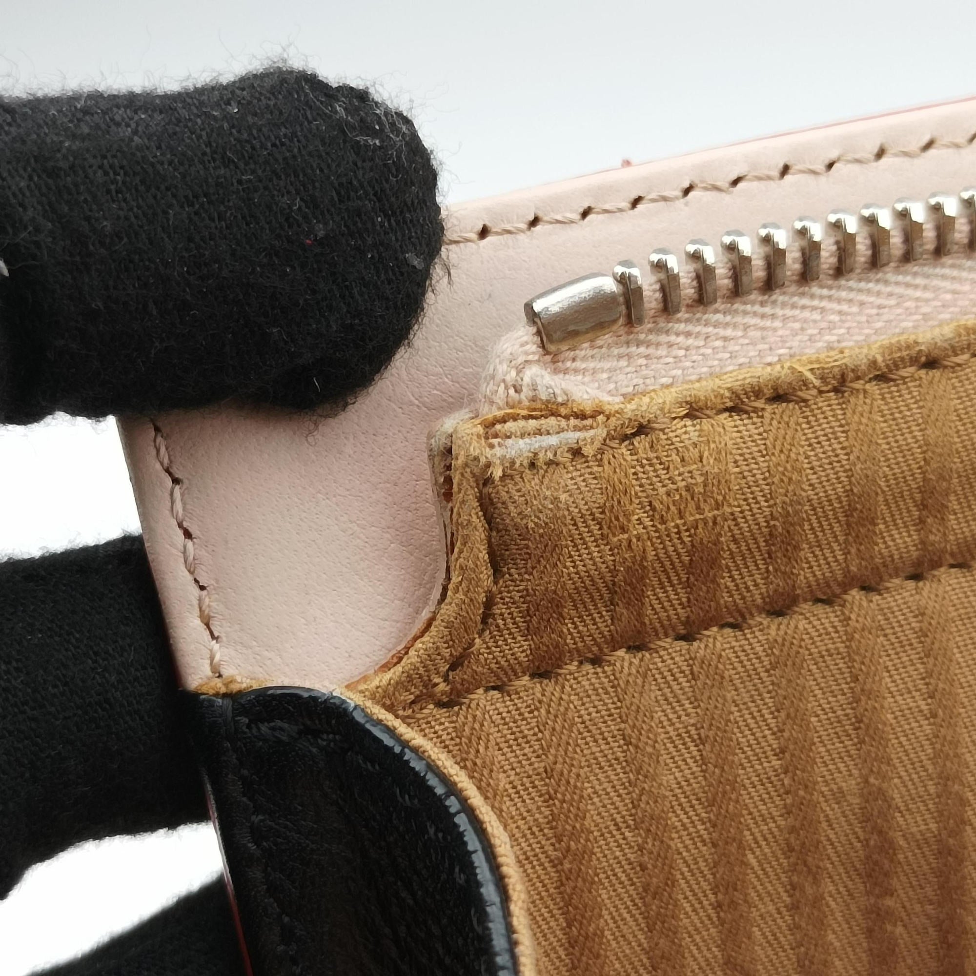 Secondhand Fendi Demi Jour Red × Brown Leather 8BT222 shoulderbag | stylenewstar