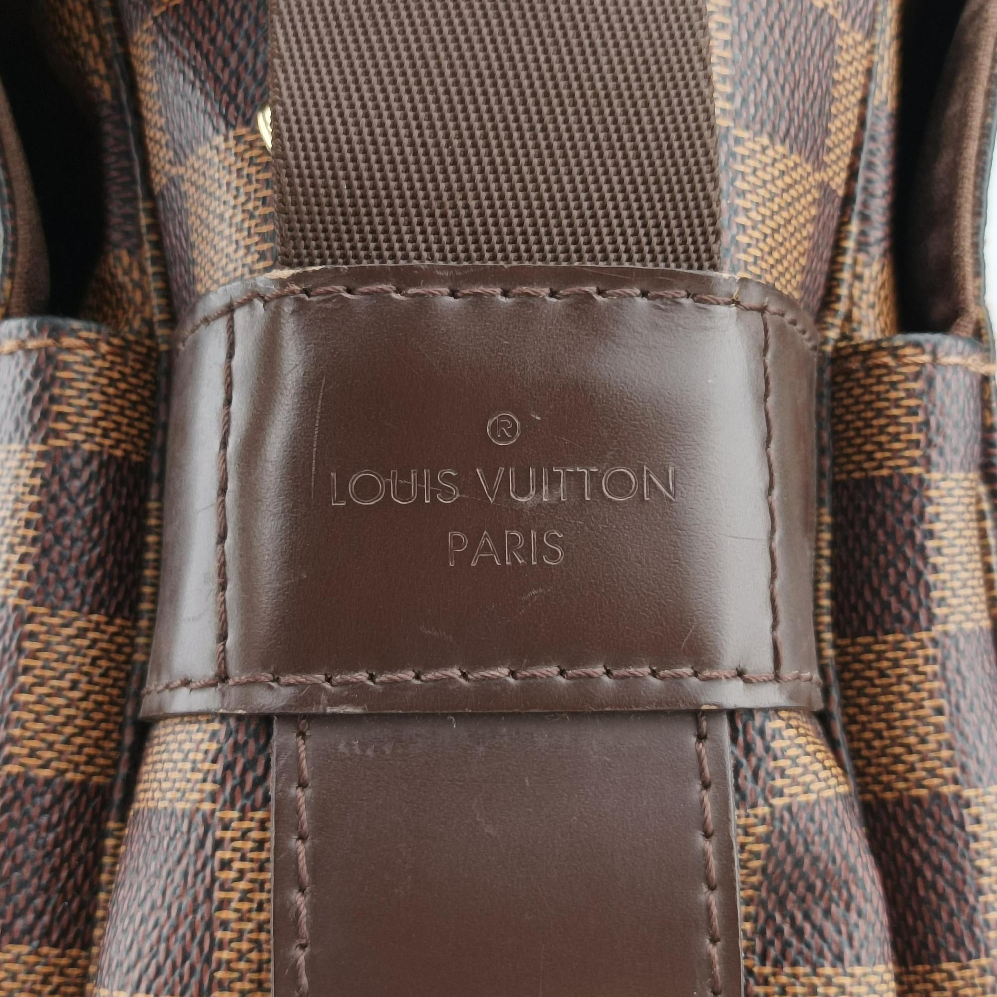 Pre-owned Louis Vuitton NAVIGLIO EBENE Damier Canvas N45255 shoulderbag | stylenewstar