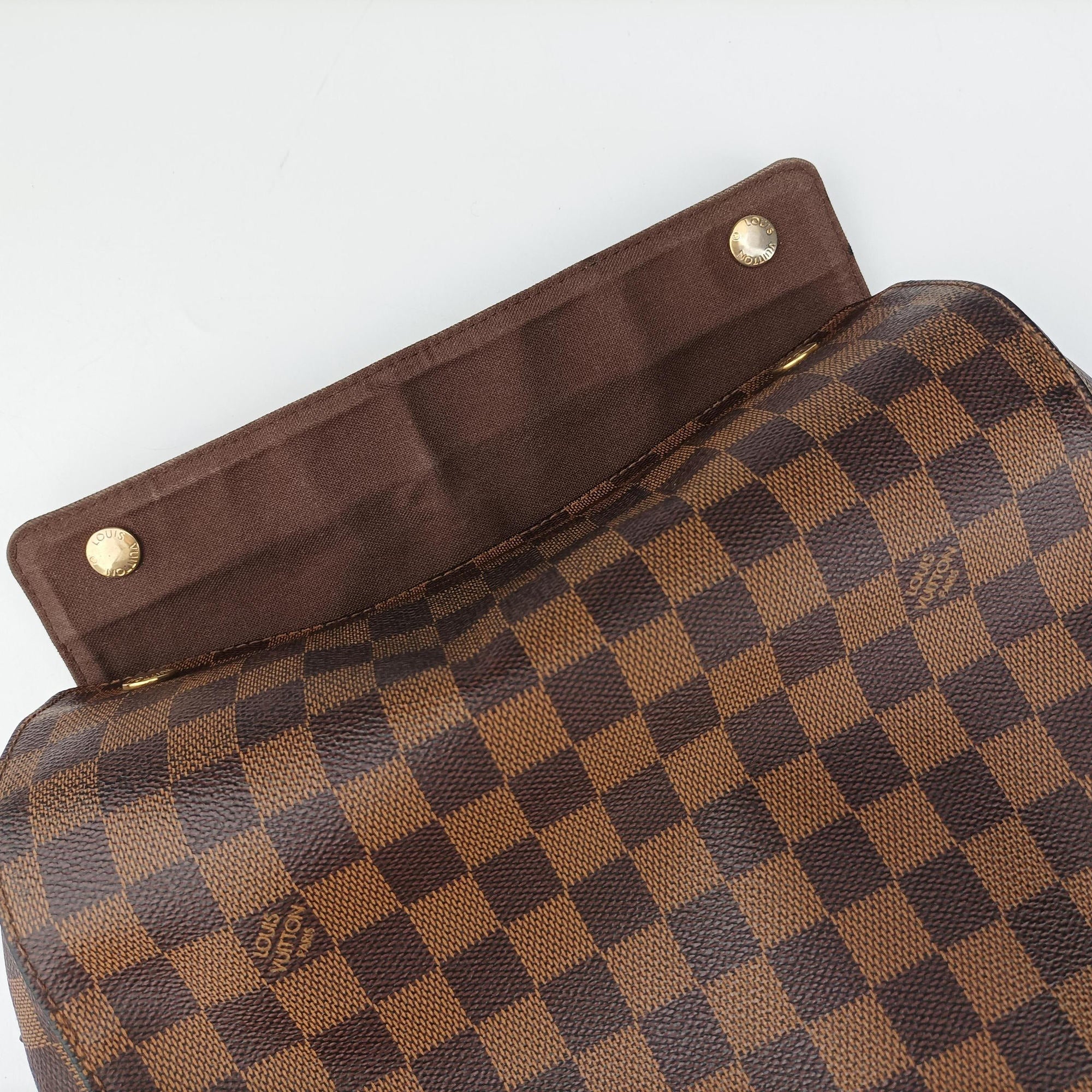 Pre-owned Louis Vuitton NAVIGLIO EBENE Damier Canvas N45255 shoulderbag | stylenewstar