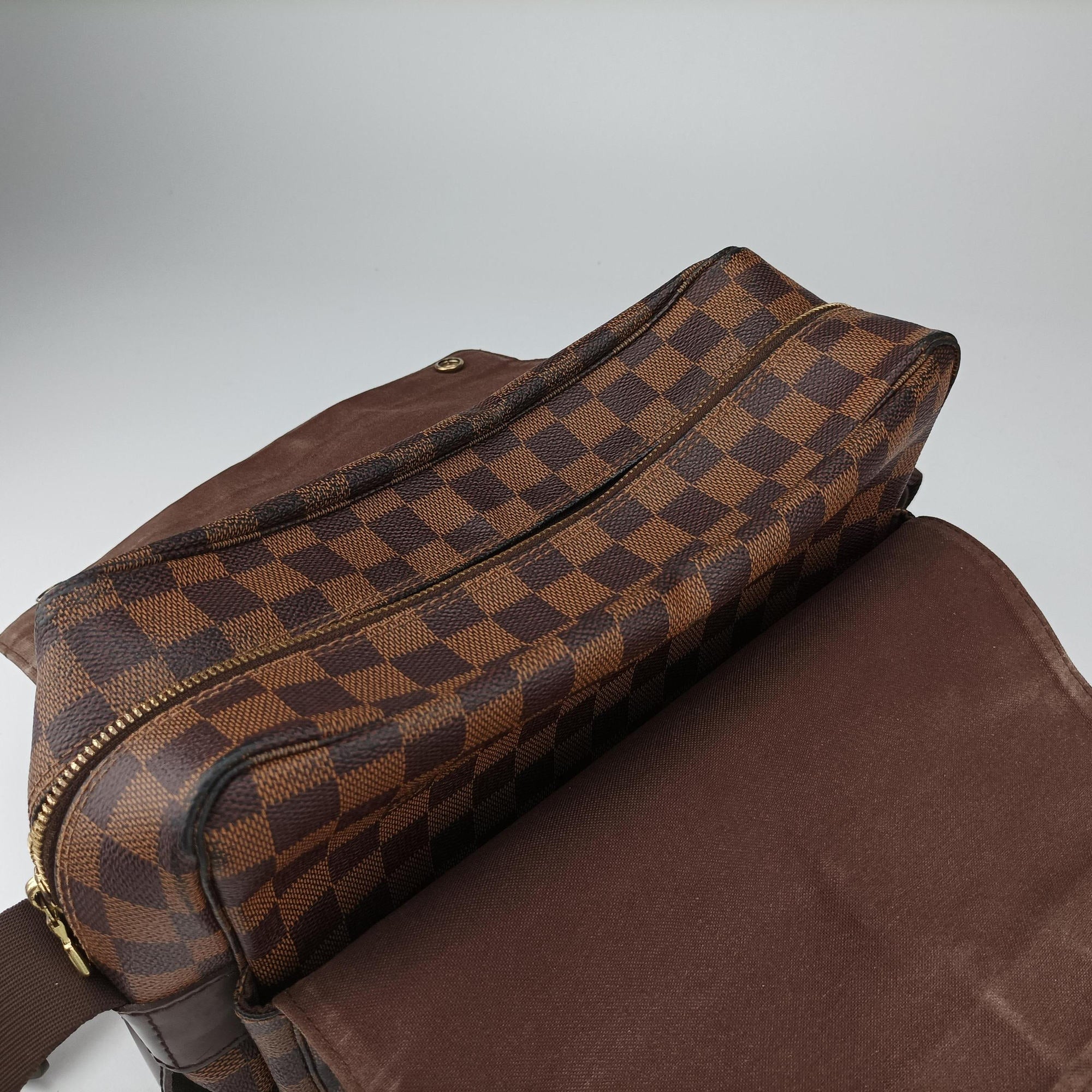 Pre-owned Louis Vuitton NAVIGLIO EBENE Damier Canvas N45255 shoulderbag | stylenewstar