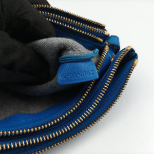 Pre-owned Celine TRIO Blue Leather  shoulderbag | stylenewstar