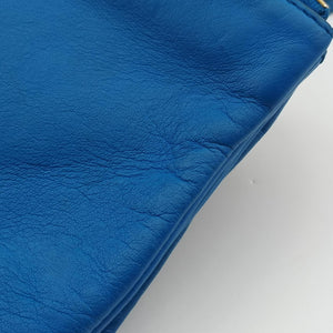 Pre-owned Celine TRIO Blue Leather  shoulderbag | stylenewstar