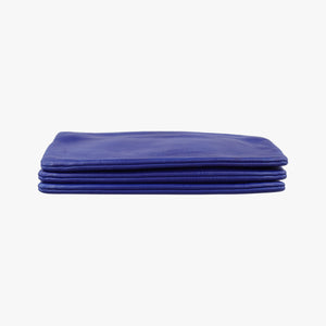 Vintage Celine TRIO Blue Leather  shoulderbag | stylenewstar