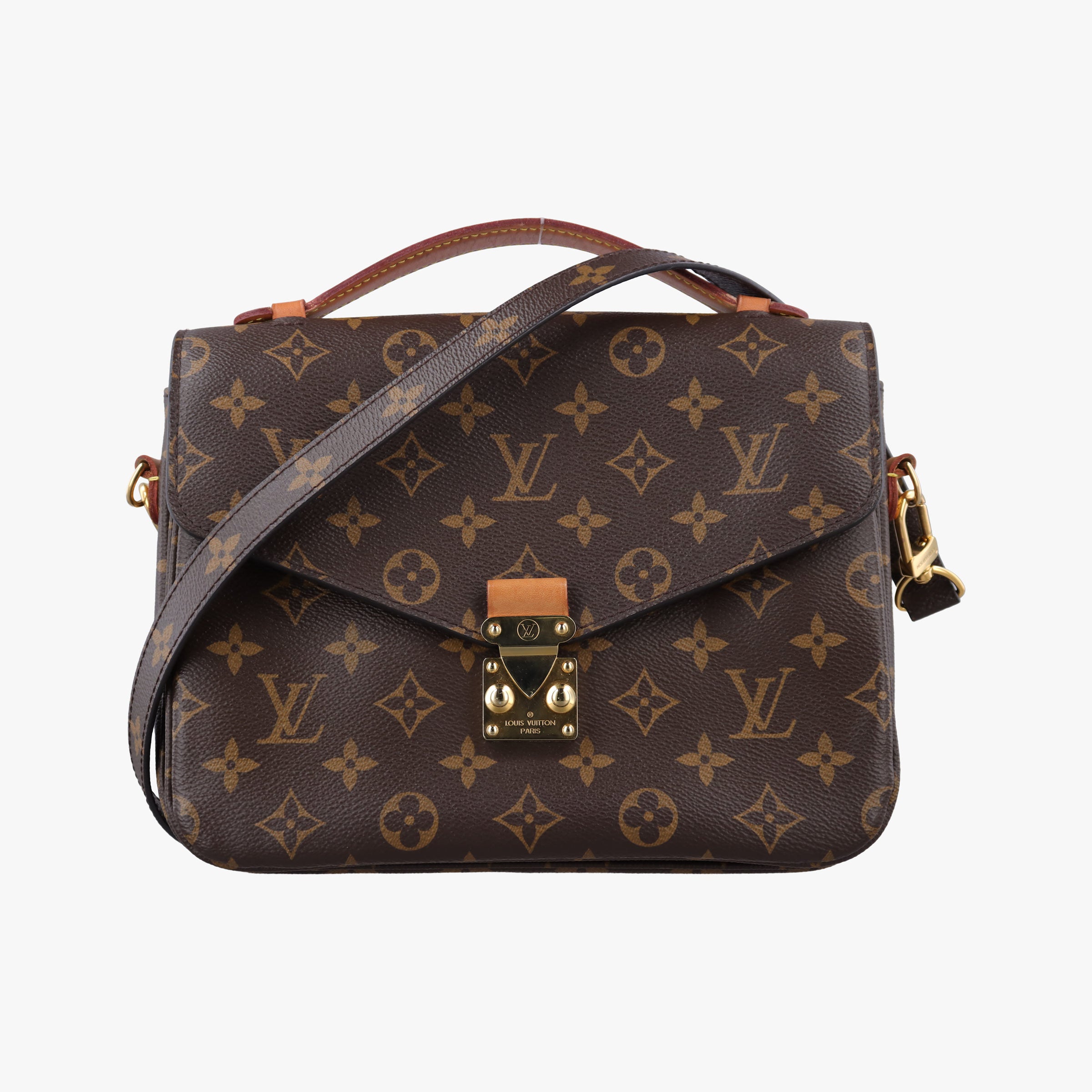 Pre-owned Louis Vuitton Pochette Metis MM Brown Monogram Canvas M44875 shoulderbag | stylenewstar
