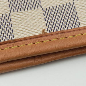 Pre-owned Louis Vuitton Neverfull MM Azur Damier Canvas N51107 handbag | stylenewstar