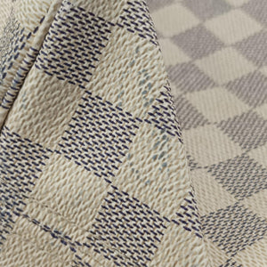 Pre-owned Louis Vuitton Neverfull MM Azur Damier Canvas N51107 handbag | stylenewstar
