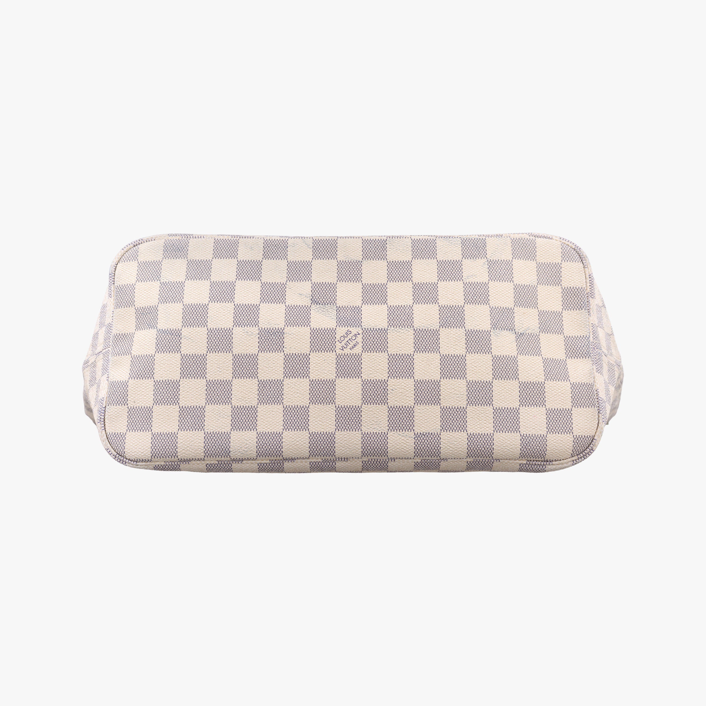 Pre-owned Louis Vuitton Neverfull MM Azur Damier Canvas N51107 handbag | stylenewstar