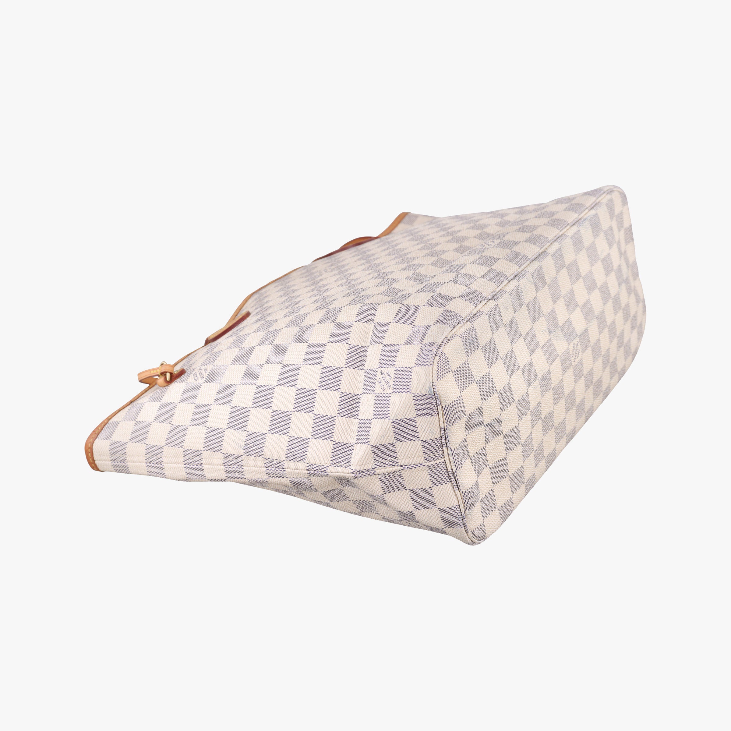 Pre-owned Louis Vuitton Neverfull MM Azur Damier Canvas N51107 handbag | stylenewstar