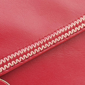 Secondhand Christian Dior D charm Red Leather  handbag | stylenewstar