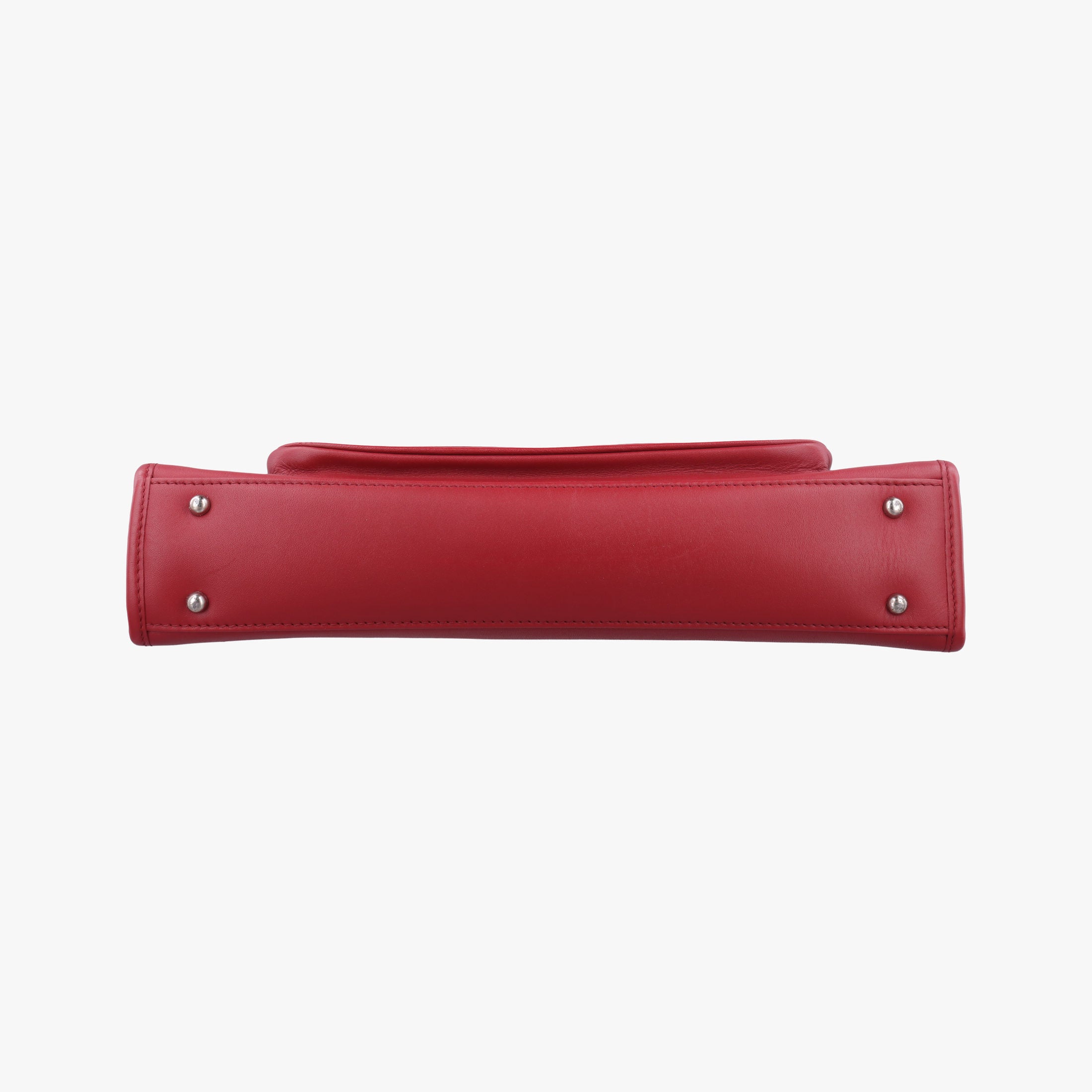 Secondhand Christian Dior D charm Red Leather  handbag | stylenewstar