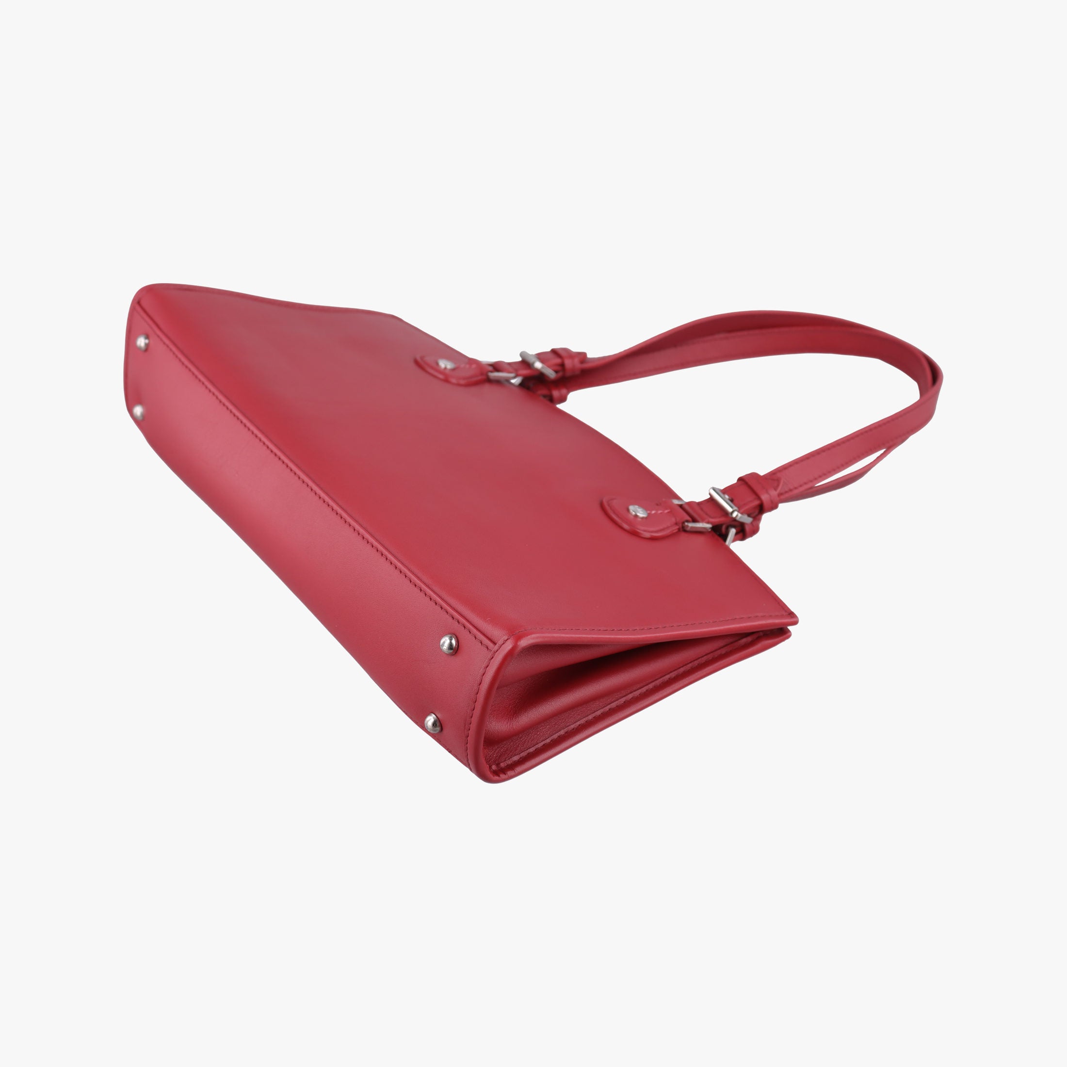 Secondhand Christian Dior D charm Red Leather  handbag | stylenewstar