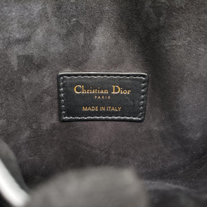 Pre-owned Christian Dior saddle Black leather  bum bag/waist bag | stylenewstar