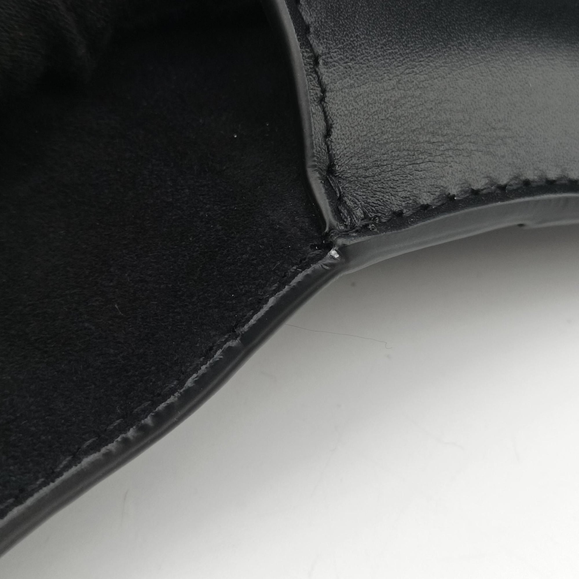 Pre-owned Christian Dior saddle Black leather  bum bag/waist bag | stylenewstar