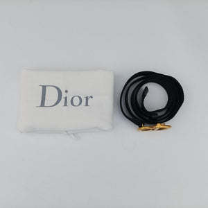 Pre-owned Christian Dior saddle Black leather  bum bag/waist bag | stylenewstar