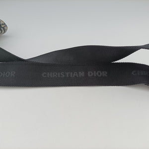 Pre-owned Christian Dior saddle Navy×Gray Jacquard  crossbodybag | stylenewstar