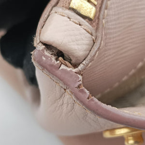 Pre-owned Prada Galleria Pink SAFFIANO Leather BN2274 handbag | stylenewstar