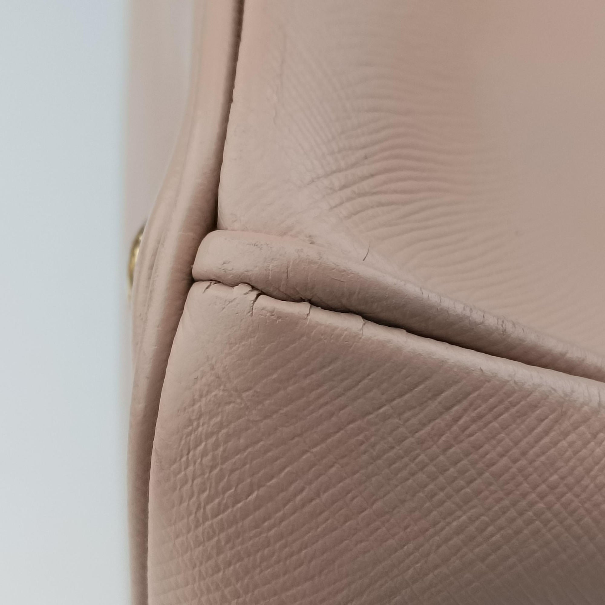Pre-owned Prada Galleria Pink SAFFIANO Leather BN2274 handbag | stylenewstar