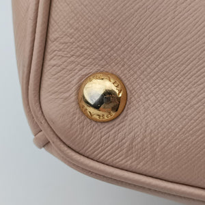 Pre-owned Prada Galleria Pink SAFFIANO Leather BN2274 handbag | stylenewstar